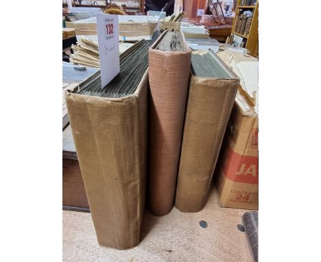 POSTCARDS:&nbsp;three vintage albums of postcards, largely British topography, assembled by Henry Williamson's sister Kathlee
