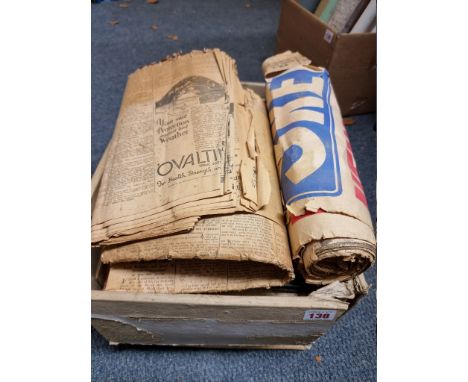 EPHEMERA/PERIODICALS:&nbsp;a jumbled assortment in one box, to include a few leaves of working manuscript or typescript draft