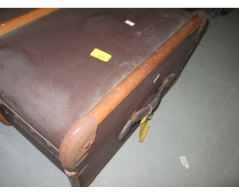 Vintage steamer trunk