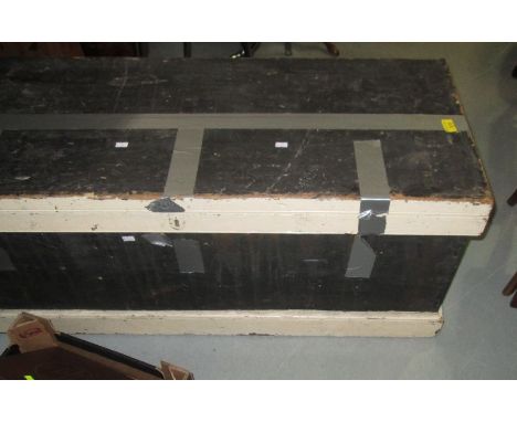 Antique pine trunk