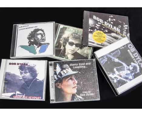 Bob Dylan And Related: seventy plus CD albums and box set including bootlegs, various years and conditions 