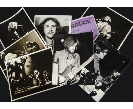 Cream / Jack Bruce: Jack Bruce And Friends collection, Sunday January 25th 1970 - two flyers and ticket, Atco Records black a
