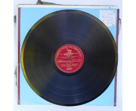 Vocal records, 12-inch: Renaud: G & T 032047 (h.c.), dog Mon 032098, Pathé 189; von Rappé; dog Mon 05321; Ritter-Ciampi: Path
