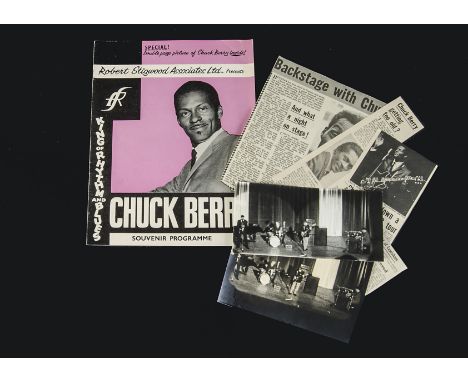 Cream / Jack Bruce: Chuck Berry / Graham Bond Organization 1965 tour programme - sold with two photographs of the four band m