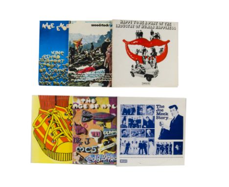 Compilation Albums: thirteen including The Joe Meek Story, Bumpers, Woodstock, El Pea, Come Together, Listen Here - Transatla