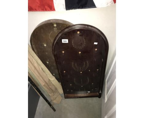 2 vintage bagatelle  marble games