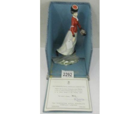 A boxed limited edition Royal Worcester figurine 'Marion', No. 311.