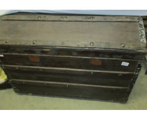 A large domed top trunk.