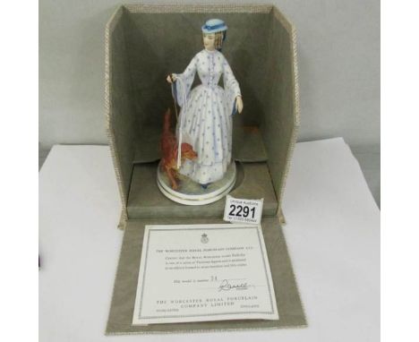 A boxed limited edition Royal Worcester figurine 'Felicity' No. 74.