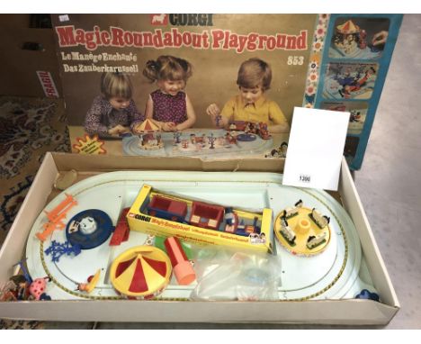 A boxed Corgi 853 magic roundabout playground set