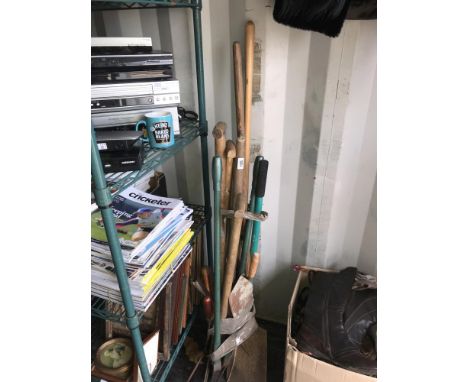 A selection of gardening tools