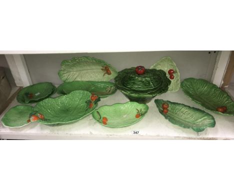A quantity of Beswick and Carltonware 'cabbage' dishes