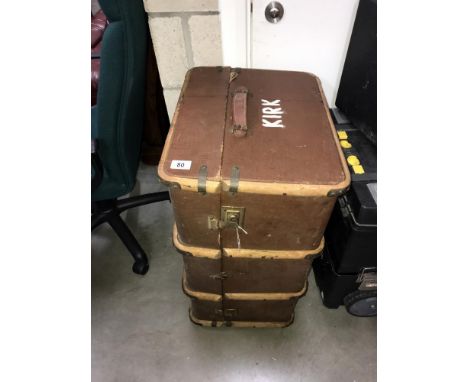 An old cabin trunk
