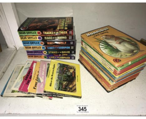 A quantity of Ladybird books etc including Thomas the Tan Engine and Bear Grylls