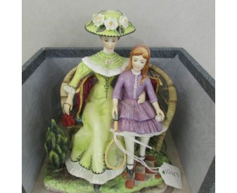 A boxed limited edition Royal Worcester figurine 'Charlotte and Jane', No.253.