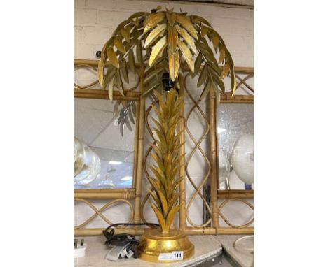 GILT PALM TREE LAMP - 75 CMS (H) APPROX