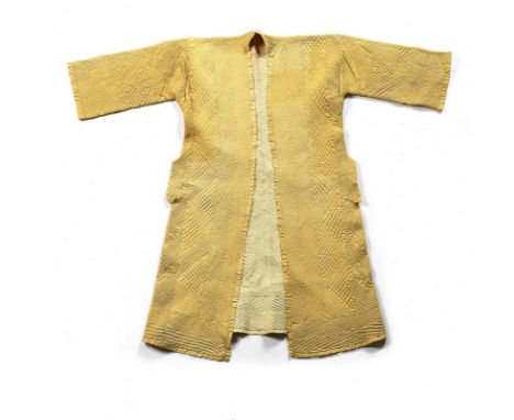 A Syria quilted coat with side pockets, 87cm long, sleeve to sleeve 102cm.