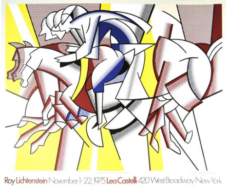 Artist: Roy Lichtenstein (American, 1923-1997). Title: "The Red Horseman [Castelli]". Medium: Color offset lithograph. Date: 
