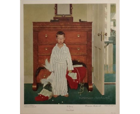 Artist: Norman Rockwell (American, 1894 - 1978). Title: "The Discovery". Medium: Original color collotype. Date: Printed 1976