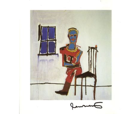 Artist: Jean-Michel Basquiat (American, 1960-1988). Title: "Rodo". Medium: Color offset lithograph. Date: Composed 1984. Prin