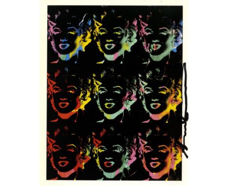 Artist: Andy Warhol (American, 1928 - 1987). Title: "Nine Multicolored Marilyns #2". Medium: Color offset lithograph. Date: C