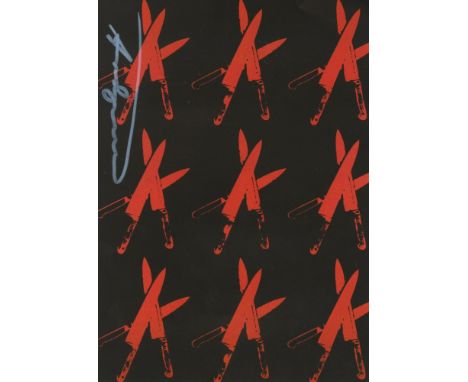 Artist: Andy Warhol (American, 1928 - 1987). Title: "Knives #05". Medium: Color offset lithograph. Date: Printed 1982. Dimens