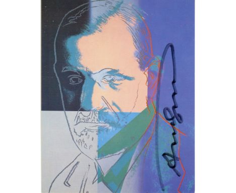 Artist: Andy Warhol (American, 1928 - 1987). Title: "Sigmund Freud [announcement/invitation]". Medium: Color offset lithograp