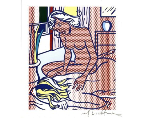 Artist: Roy Lichtenstein (American, 1923-1997). Title: "Two Nudes, State I". Medium: Color relief print. Date: Composed 1994.