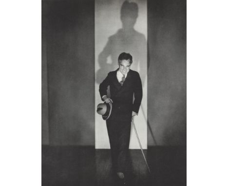 Artist: Edward Steichen (American, 1879 - 1973). Title: "Charlie Chaplin, New York". Medium: Original photogravure. Date: Com