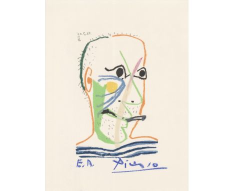 Artist: Pablo Picasso [d'apres] (Spanish, 1881 - 1973). Title: "May 20, 1964 #05 [from the suite 'Le Gout du Bonheur,' image 