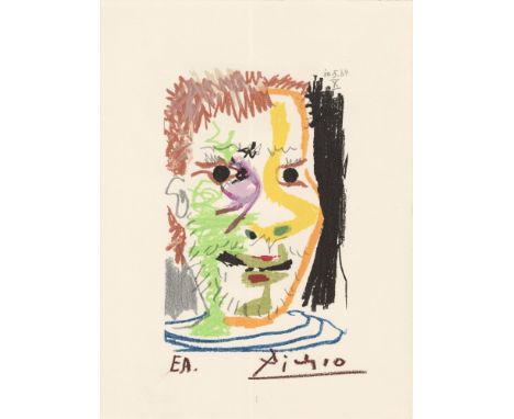 Artist: Pablo Picasso [d'apres] (Spanish, 1881 - 1973). Title: "May 20, 1964 #10 [from the suite 'Le Gout du Bonheur,' image 