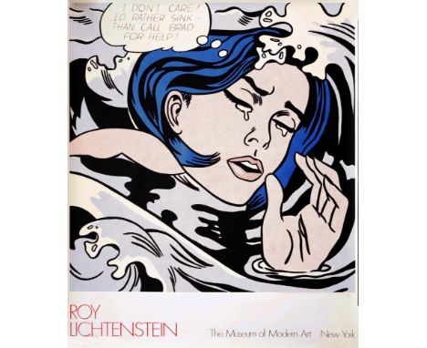 Artist: Roy Lichtenstein (American, 1923-1997). Title: "Drowning Girl". Medium: Color offset lithograph. Date: Composed 1989.