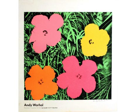 Artist: Andy Warhol (American, 1928 - 1987). Title: "Flowers [Leo Castelli]". Medium: Color offset lithograph. Date: Composed