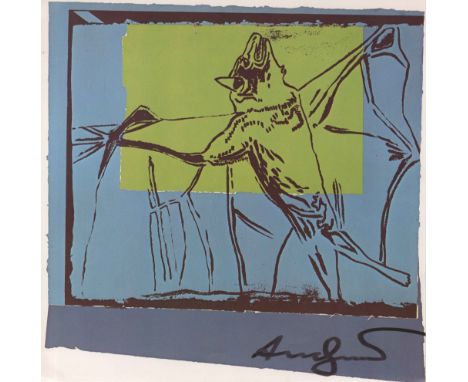 Artist: Andy Warhol (American, 1928 - 1987). Title: "Chiroptera: Bat". Medium: Color offset lithograph. Date: Composed 1986. 