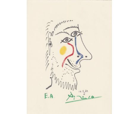 Artist: Pablo Picasso [d'apres] (Spanish, 1881 - 1973). Title: "May 16, 1964 #5 [from the suite 'Le Gout du Bonheur,' image d