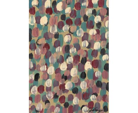 Artist: Mark Tobey (American, 1890 - 1976). Title: "Raindrop Prism #2". Medium: Oil and tempera on board. Date: Composed 1965