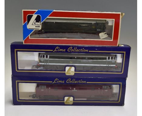 OO Gauge Lima L204669 Class D809 'Champion' Diesel Locomotive plus L204859A7 Class D5583 'Stratford Major Depot', and 205156M