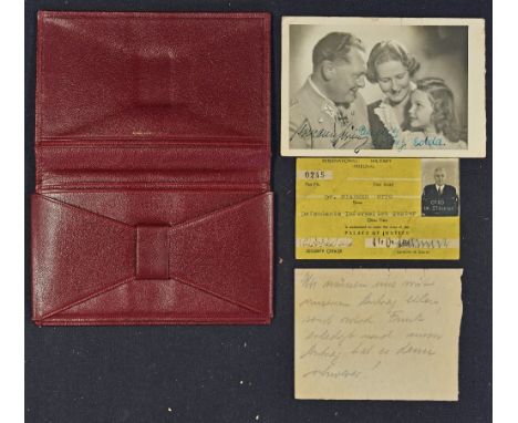 Hermann Goering (1893-1946) - Personal Wallet Given to Goering's Defence Lawyer at the International War Crimes Tribunal, Nur