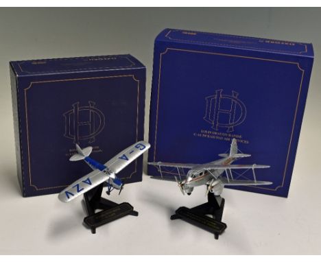 Oxford DH89 Dragon Rapide and DH80A Puss Moth Aeroplane Diecast Models to include The De Havilland Aircraft Company Ltd, DH89