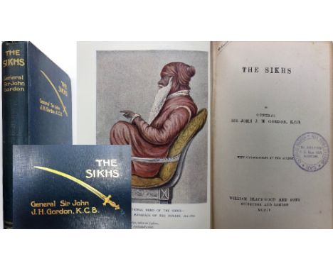 India - Rare account of The Sikhs by General Sir John Gordon 1904 - by General Sir John J. H. Gordon, K.C.B, 1904, First edit