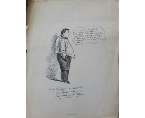 Prince Victor Duleep Singh Print - An extremely rare litho-print of the eldest son of Maharajah Duleep Singh, with the title 