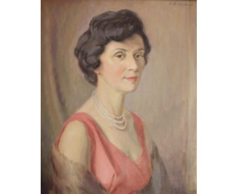 G R CorbettOil on canvasPortrait of a ladySigned60cm x 49cm Framed