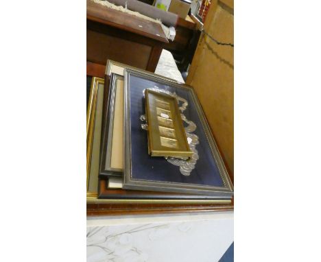 A Collection of Six Various Prints and Water Colour Etc 