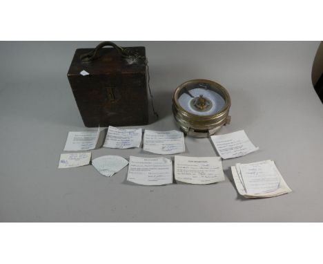 A Wooden Cased Pigeon Clock, 17cm Diameter 
