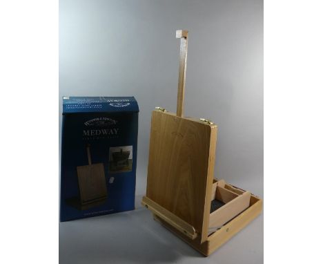 A Winsor and Newton Medway Table Box Easel, New and Unused and with Original Box 