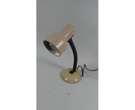 A Vintage Adjustable Desk Top Reading Lamp by Macalamp, 30cm High 