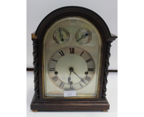 An Edwardian Westminster mantle clock