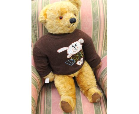 A late 1960s/early 1970s Teddy bear, made by Chad Valley 