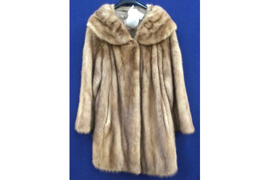 tan mink coat