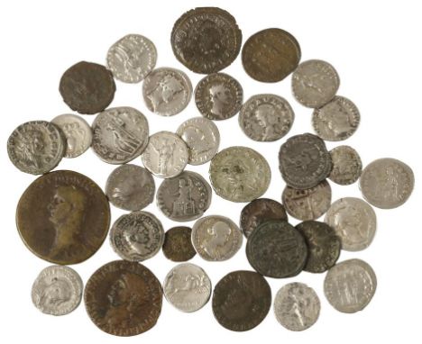 ROMAN AND SIMILAR COINS a collection including Caligula Sestertius and Vaspasian Denarius